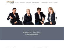 Tablet Screenshot of eminentpeople.no